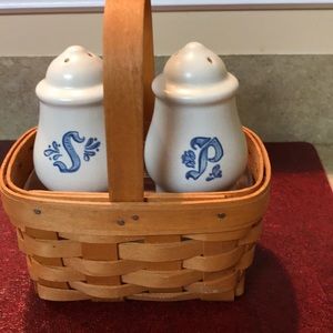 Longaberger salt and pepper